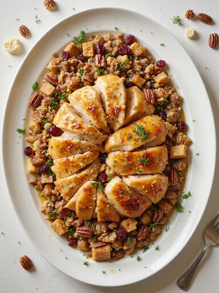 maple dijon stuffed chicken