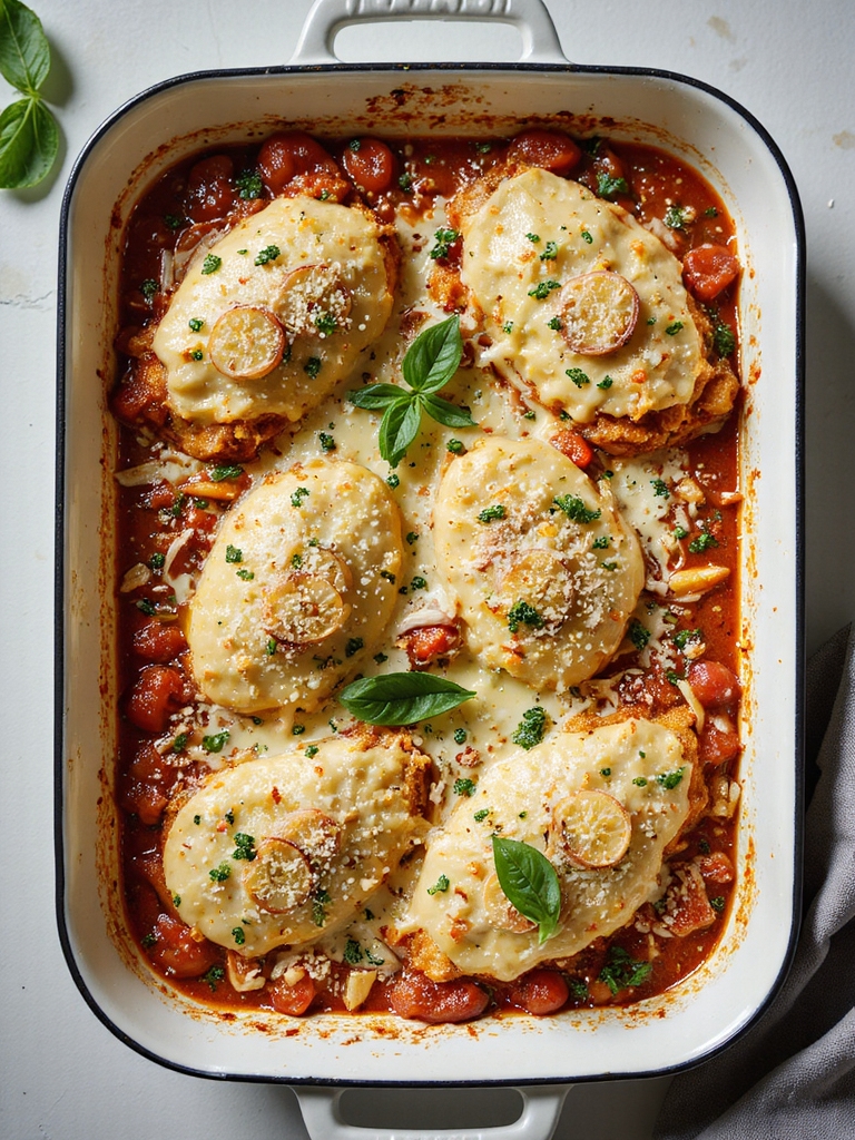 melty herbed marinara chicken