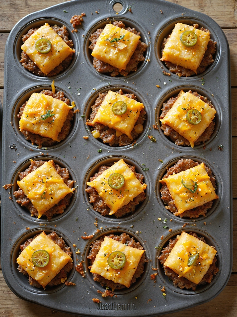 mini cheeseburger tater tots