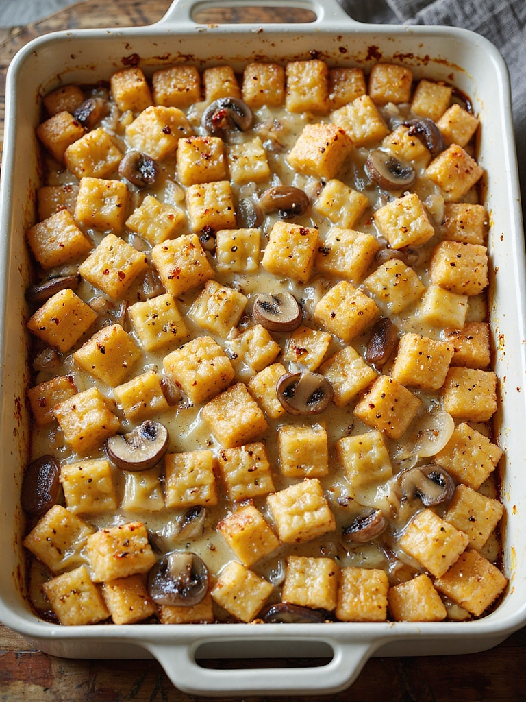 mushroom swiss tater tot