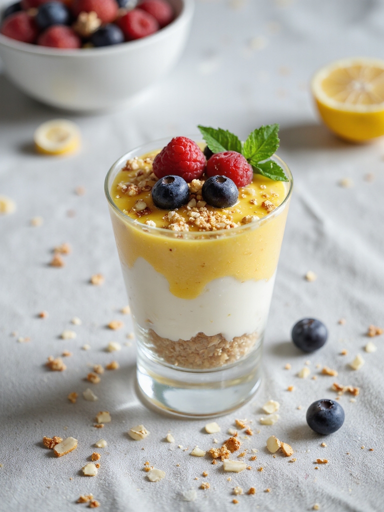 no bake lemon mascarpone parfaits