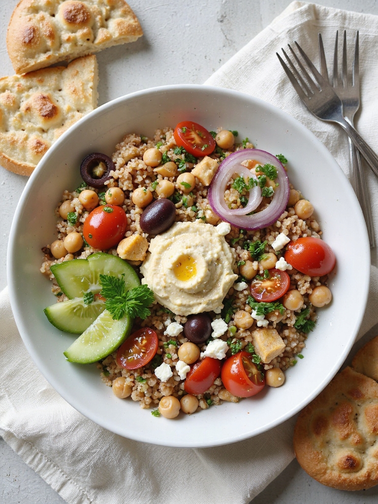 no cook mediterranean dinner bowls