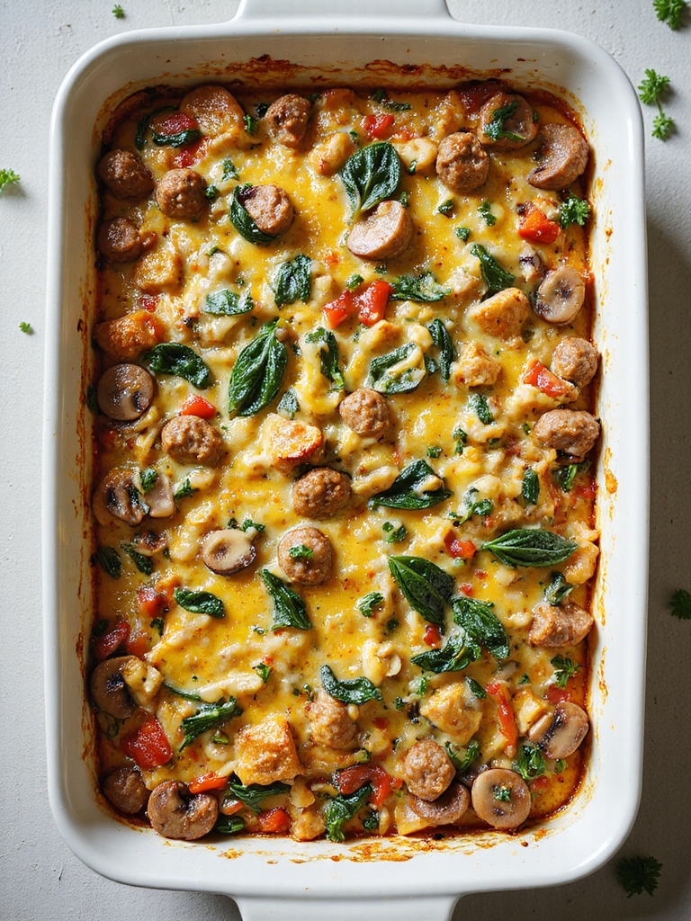 nutritious satisfying breakfast casserole