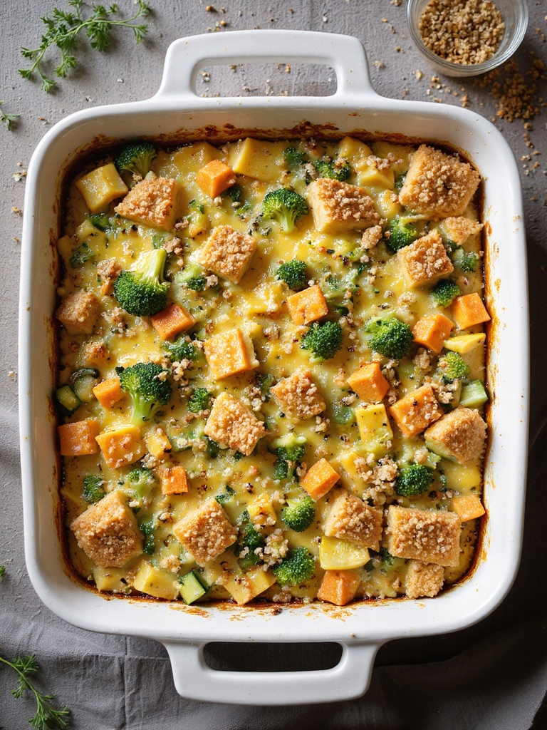 one dish vegetable quinoa casserole