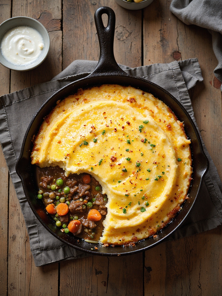 one pan hearty shepherd s casserole