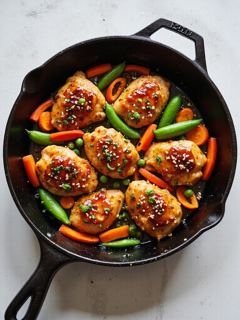one pan honey soy chicken