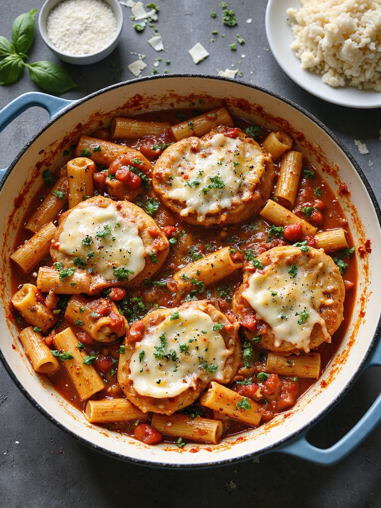 one pan weeknight chicken parm