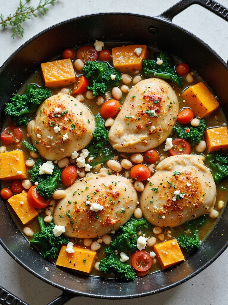 one pot autumn chicken casserole