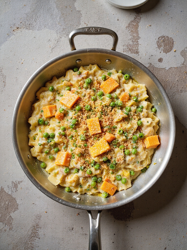 one pot creamy turkey noodle