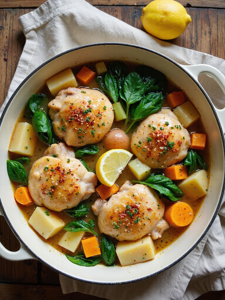 one pot nourishing chicken stew