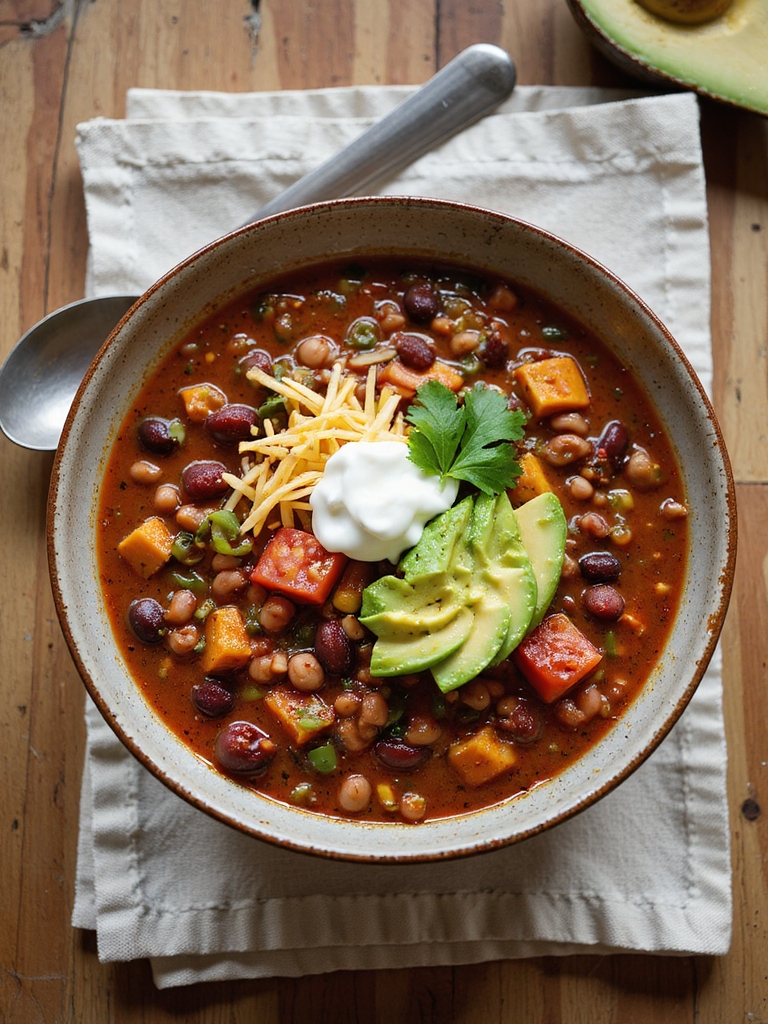 one pot pantry bean chili