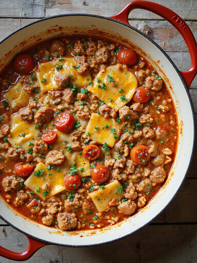 one pot turkey tomato rice