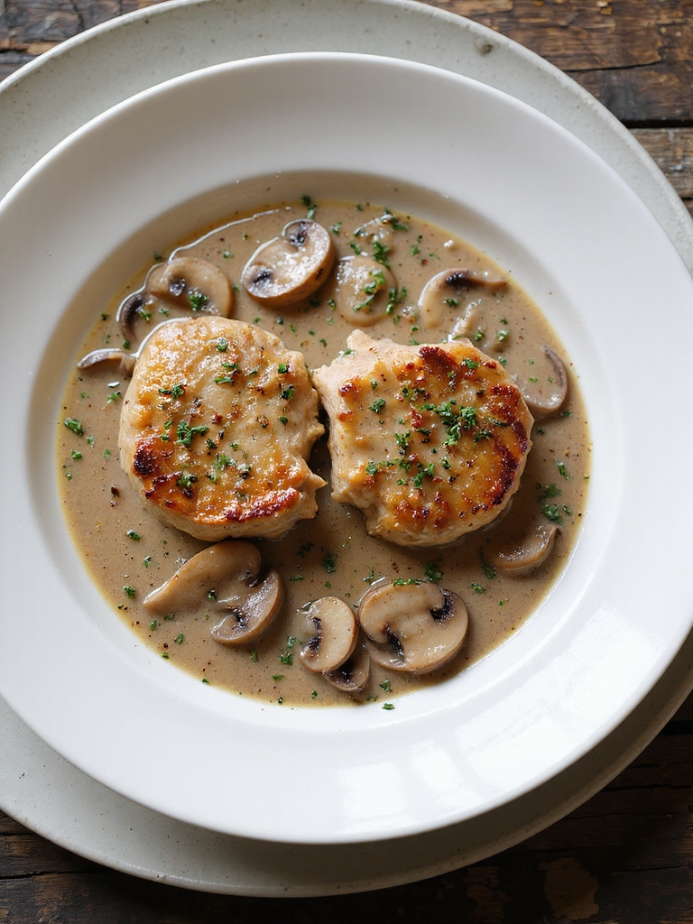 pantry shortcut cream mushroom pork