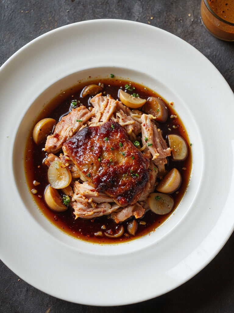 perfectly shredded pressure cooked pork