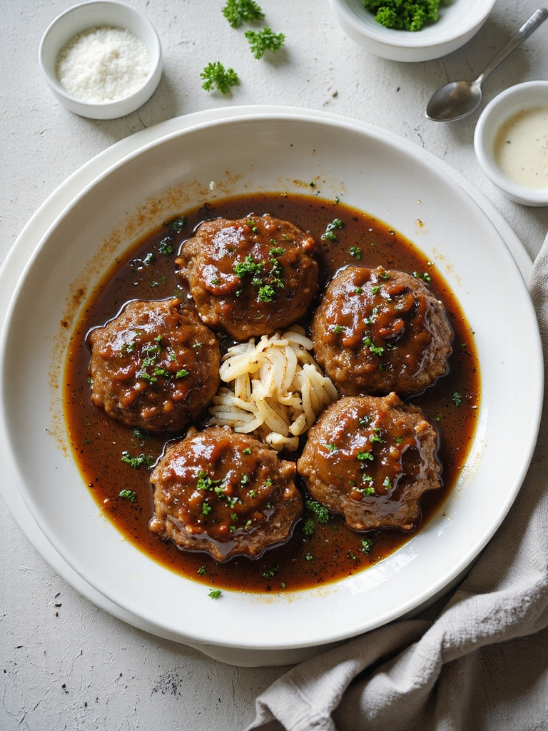 prevent dry patties thicken gravy