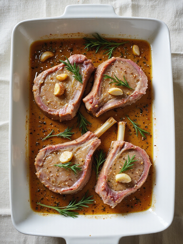 quick brined oven baked chops