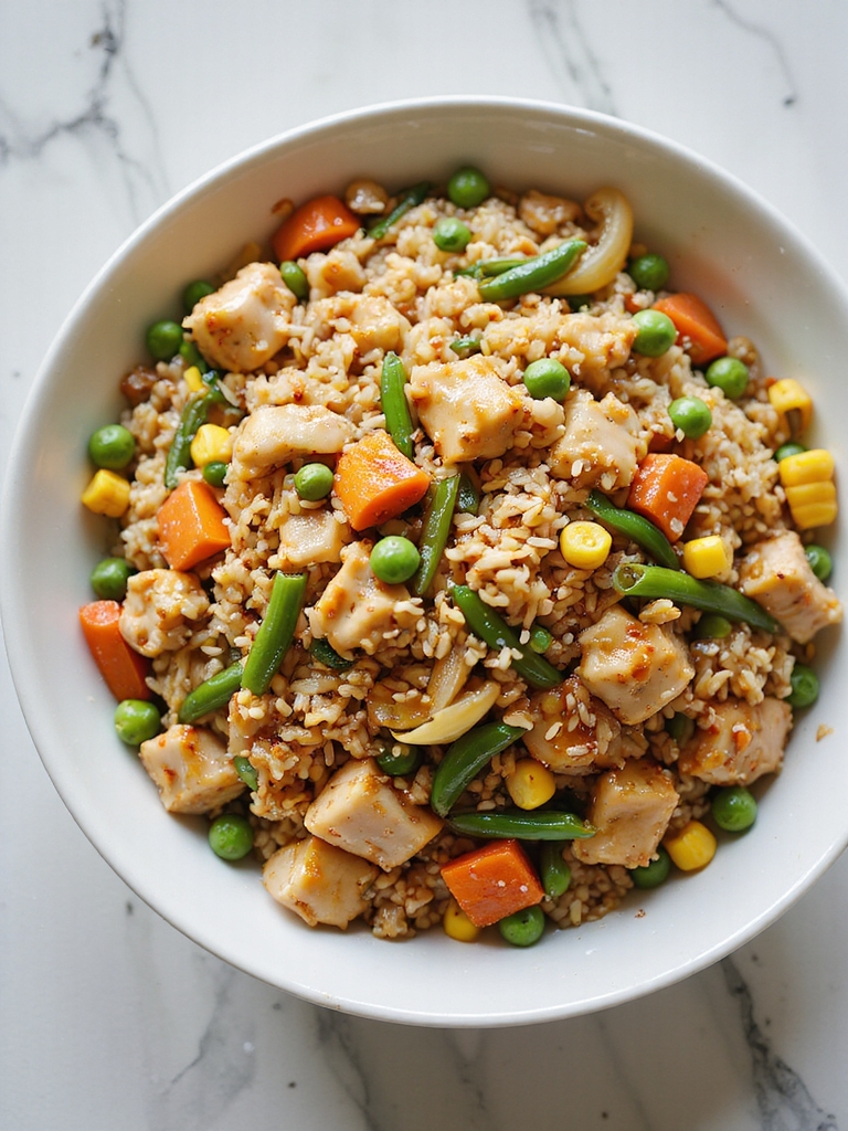 quick budget friendly rice stir fry