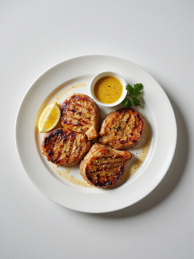 quick citrus soy grilled chops