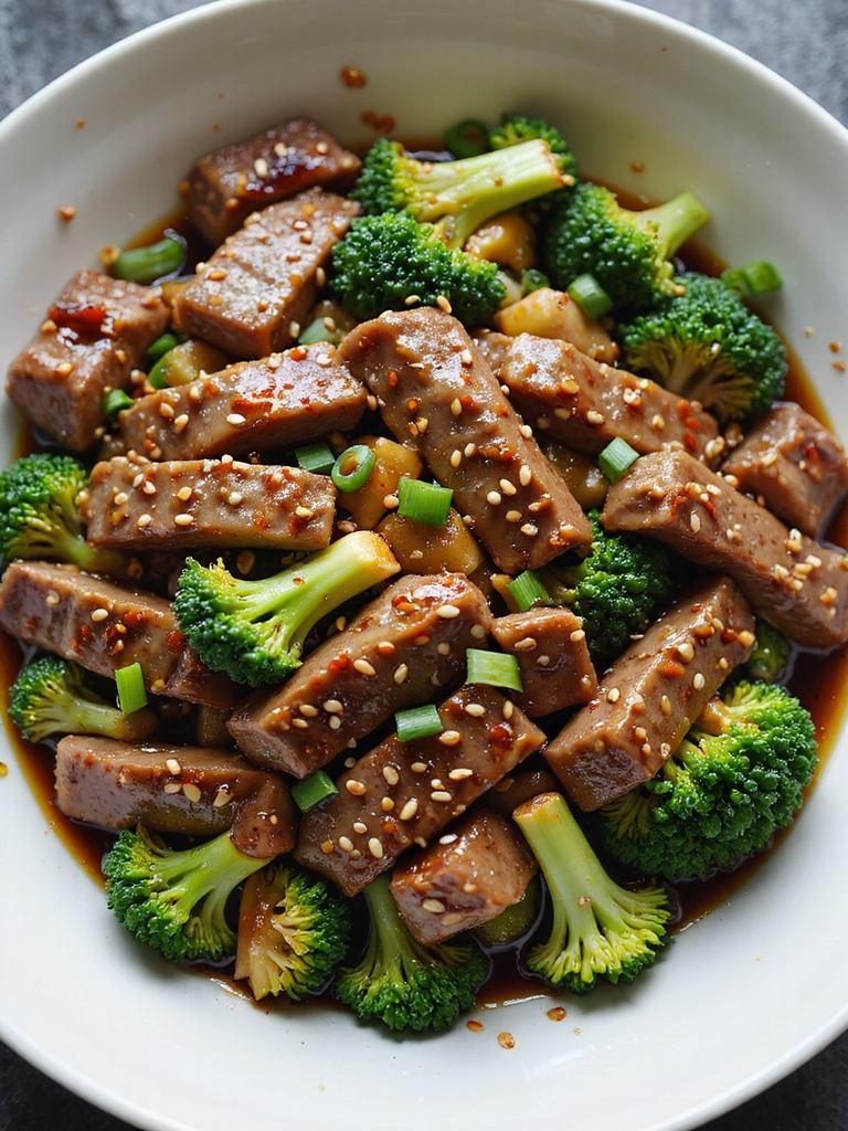 quick garlic beef and broccoli