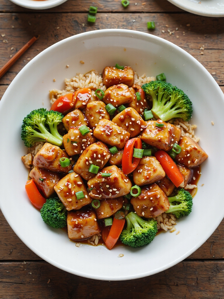 quick glossy teriyaki chicken stir fry