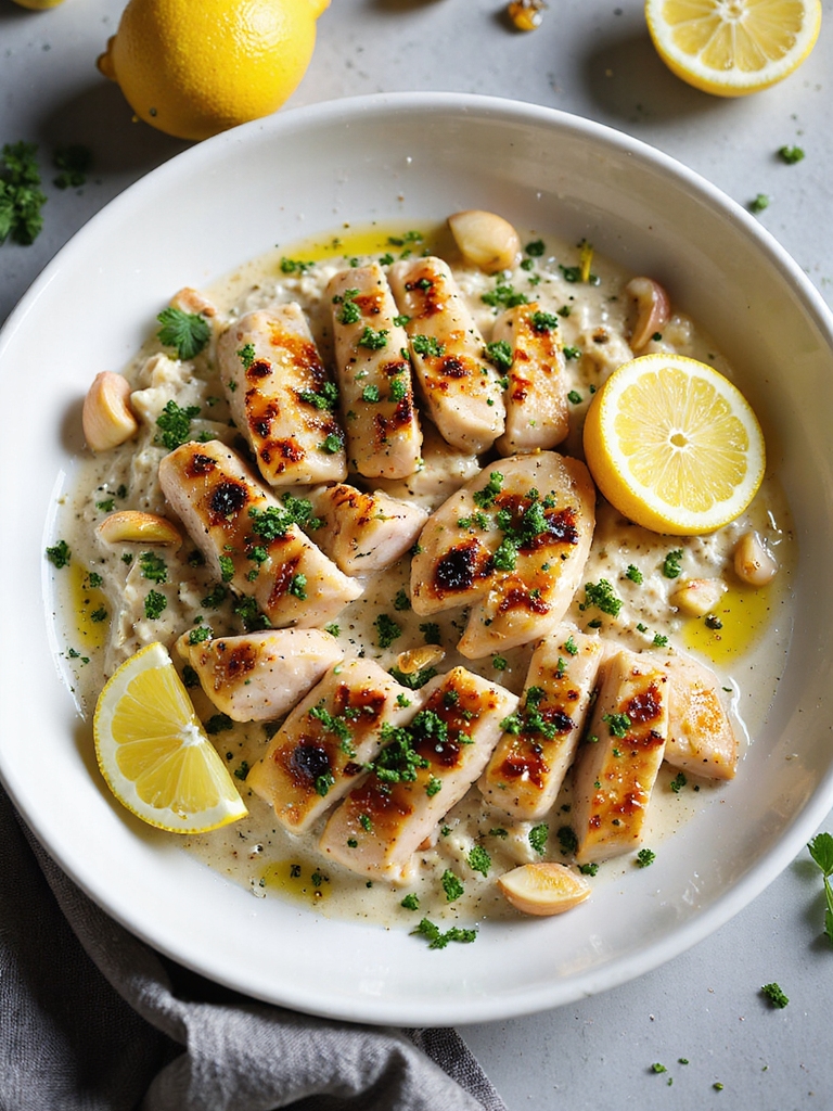 quick juicy golden chicken dinner