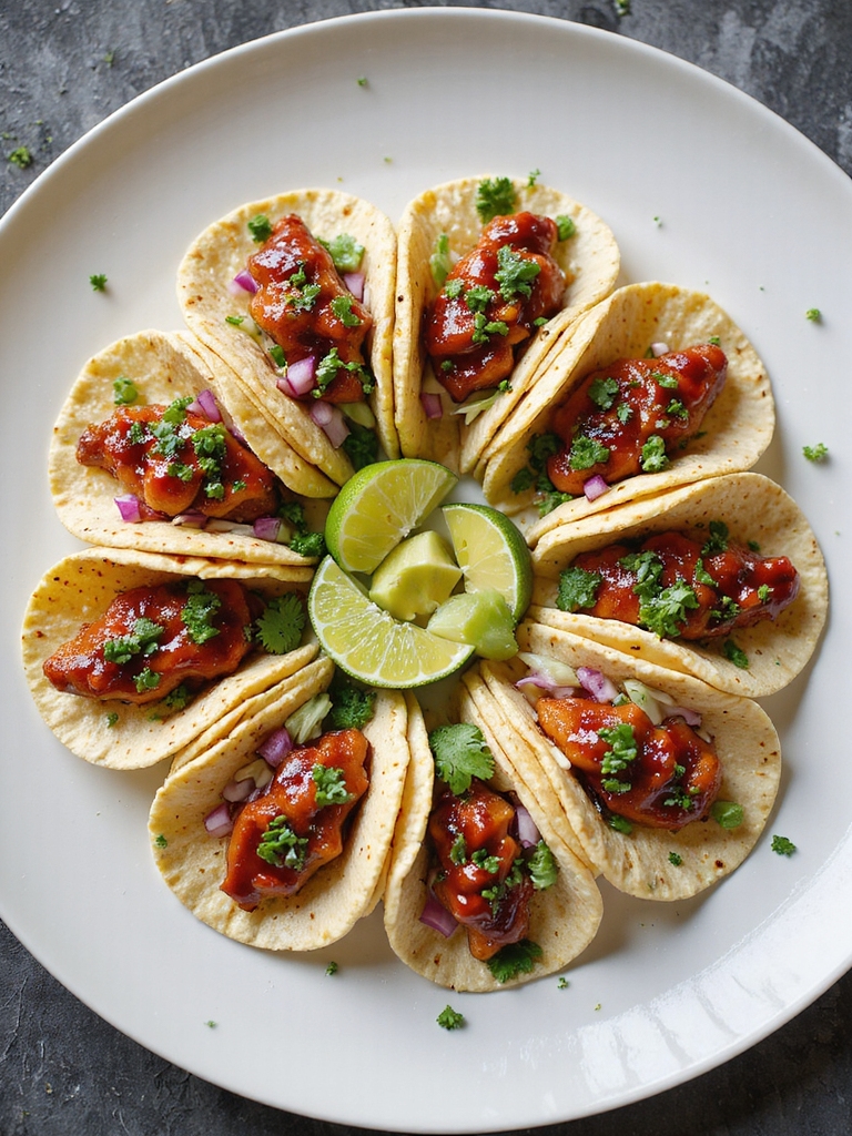 quick smoky bbq chicken tacos