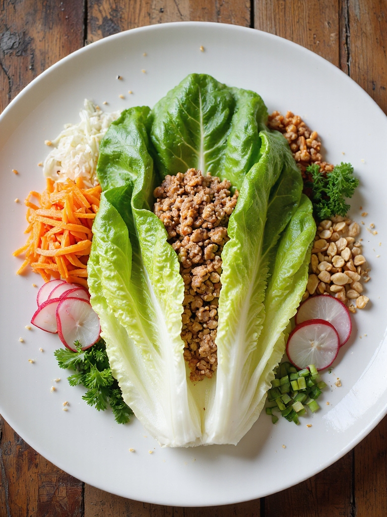 quick tangy ground turkey wraps