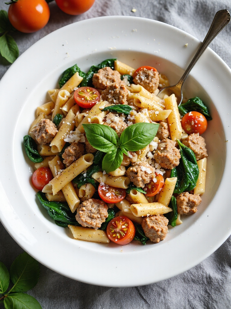 quick turkey sausage pasta