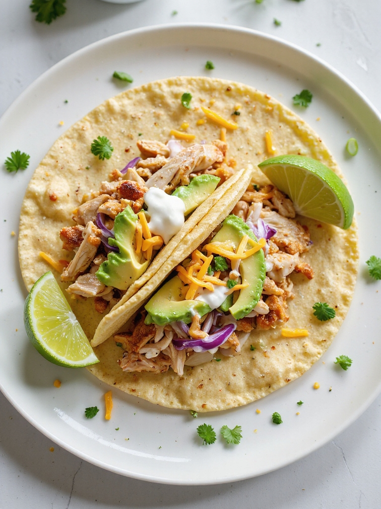 quick zesty family turkey tacos