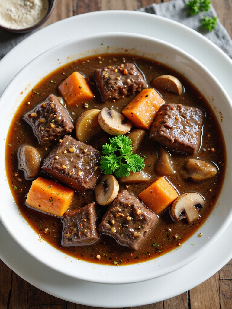 rich guinness braised beef stew
