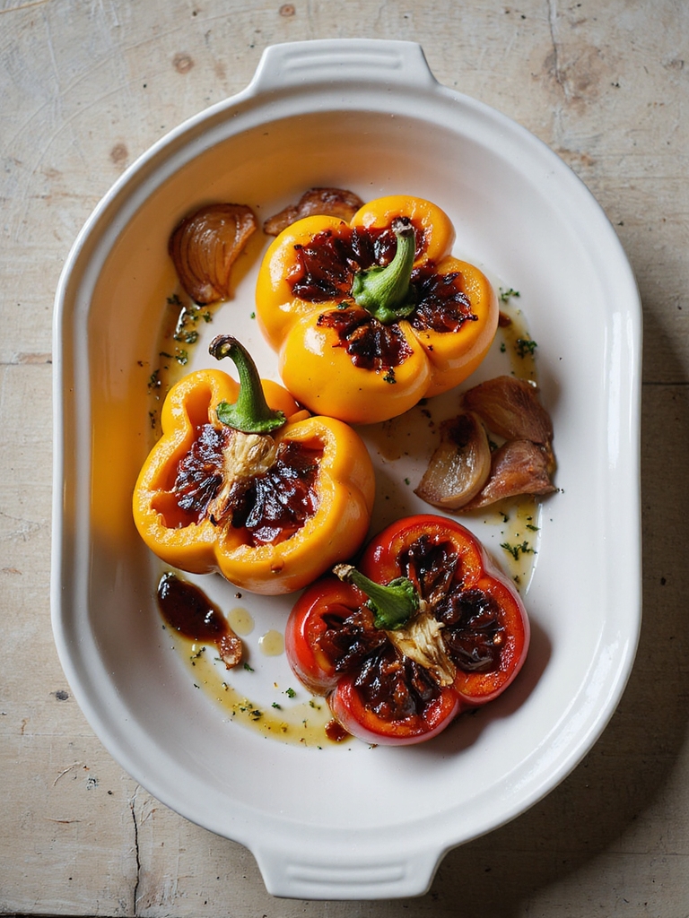 roasted bell peppers preparation techniques