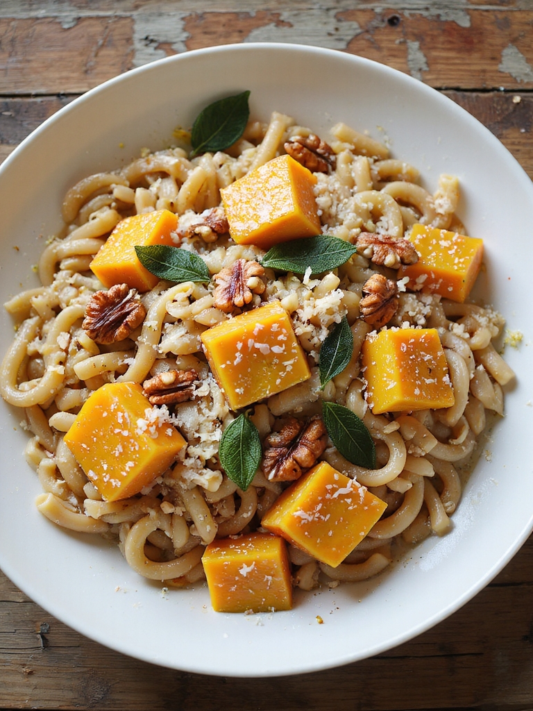 roasted butternut squash penne