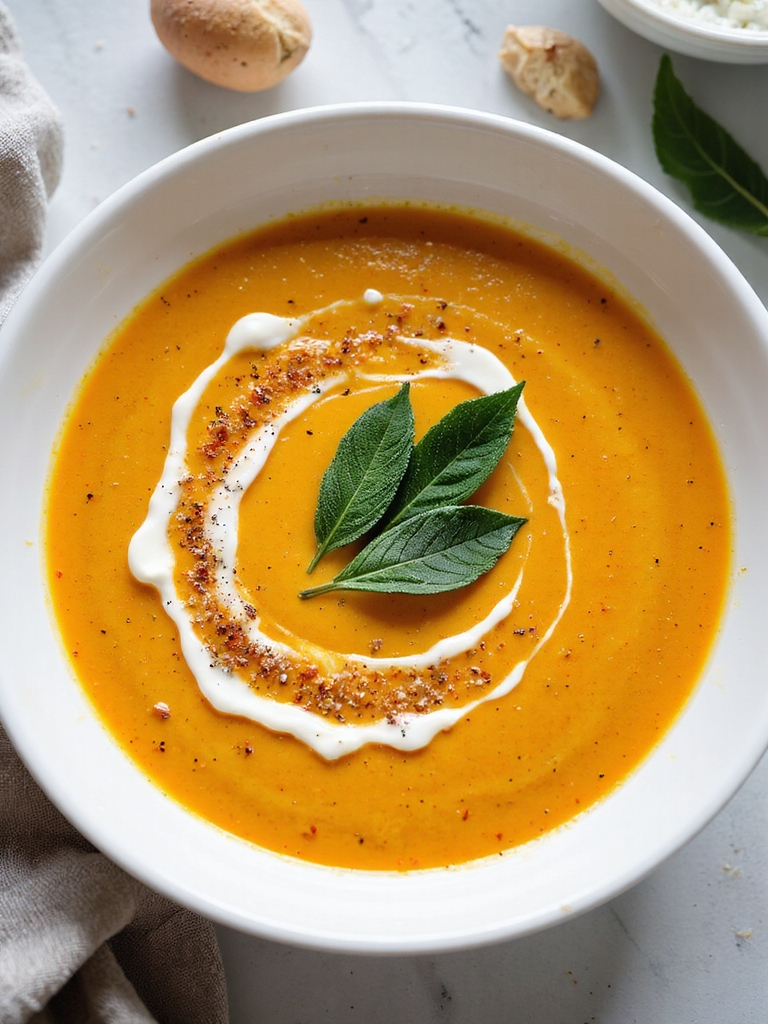 roasted butternut squash soup