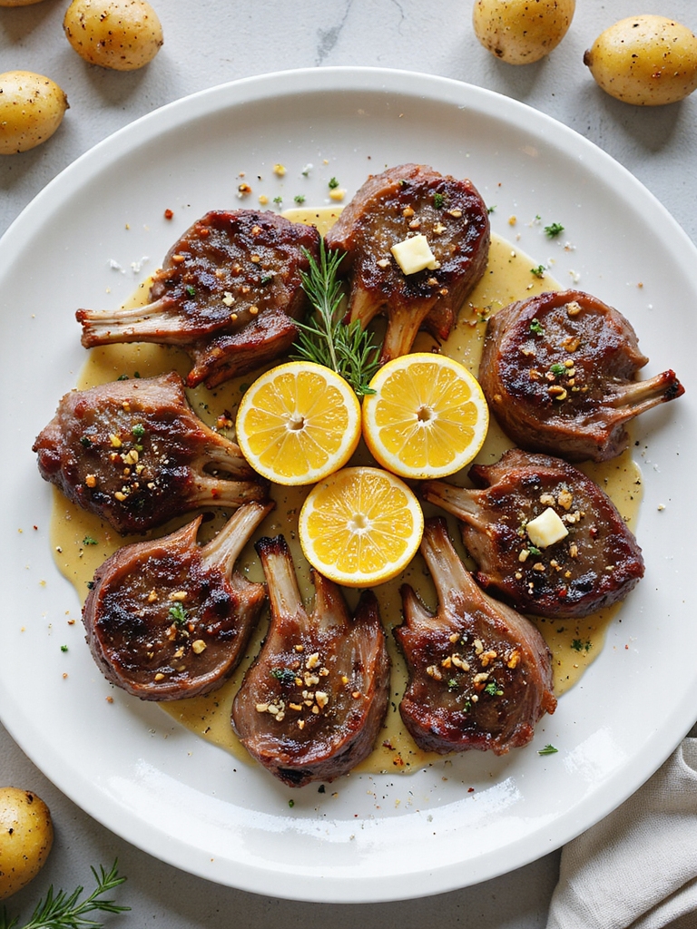 rosemary garlic lamb chops