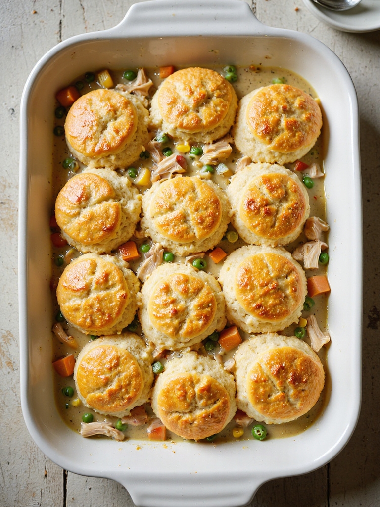 rotisserie chicken biscuit casserole