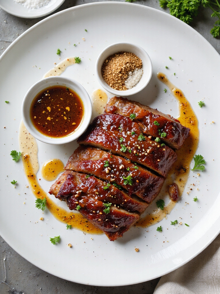 rub marinade slow cooked ribs