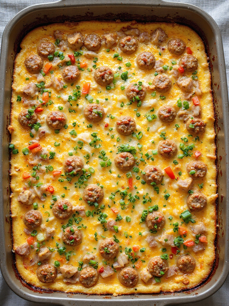 sausage peppers egg casserole