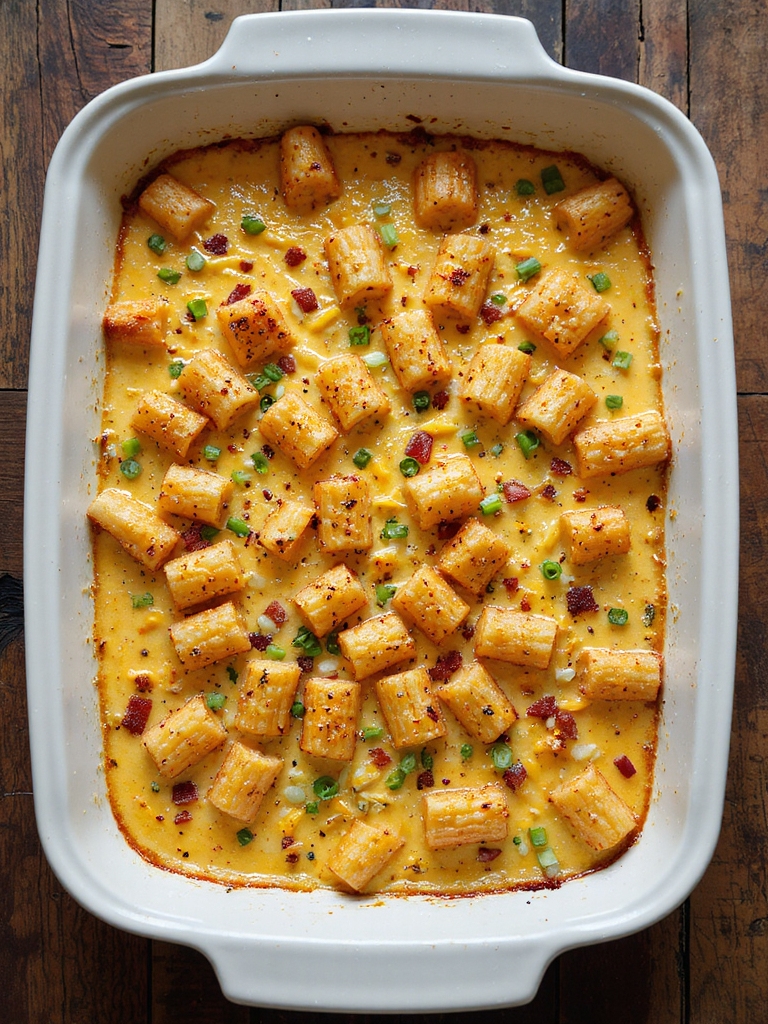 savory breakfast cheeseburger casserole