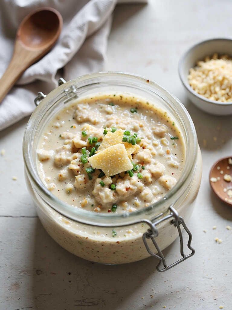 savory herb cheese oatmeal