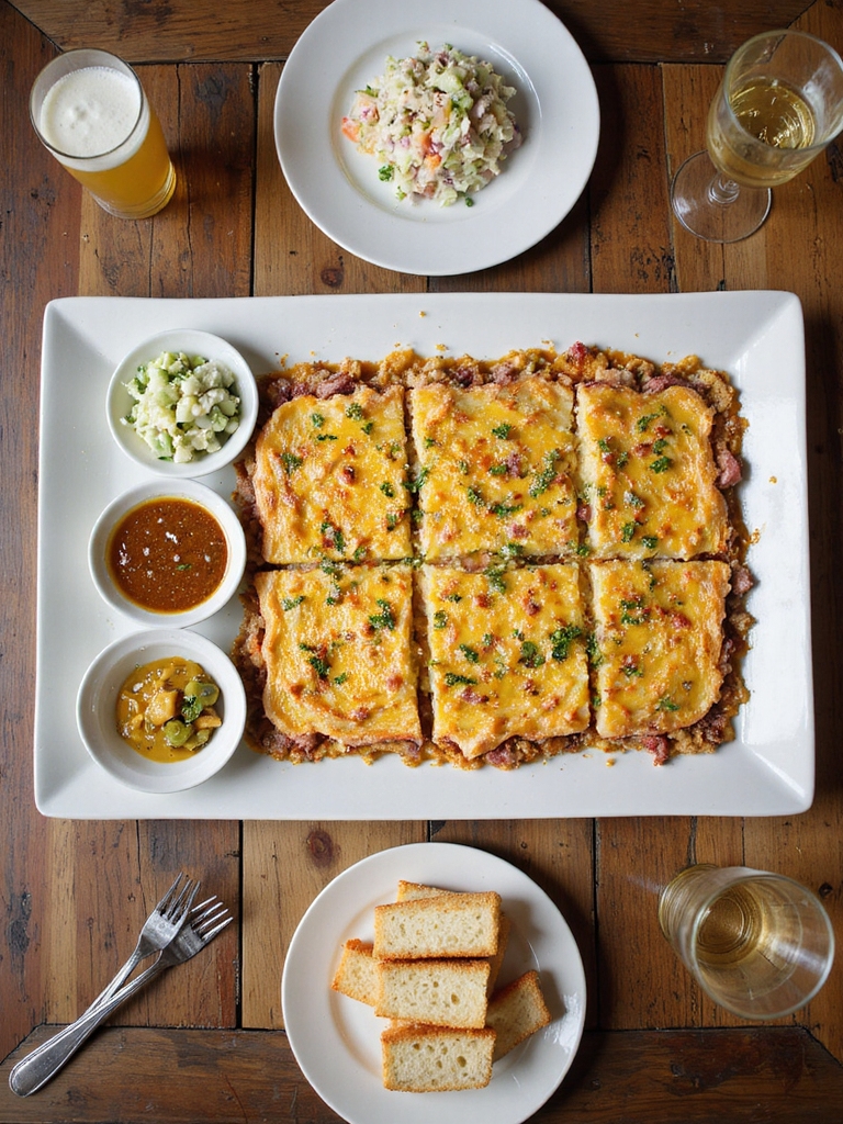 savory reuben with sides