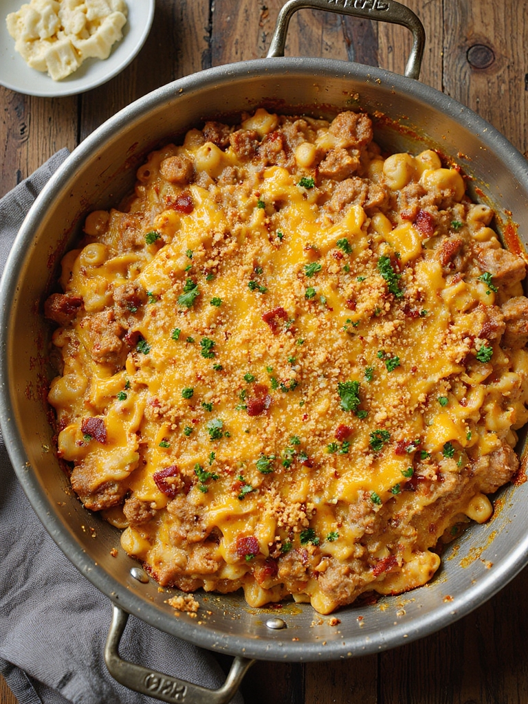 scale mac and cheese meatloaf