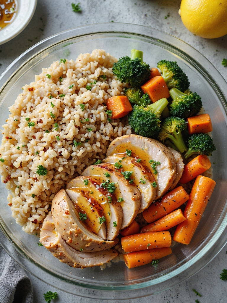 sear roast glaze slice mealprep