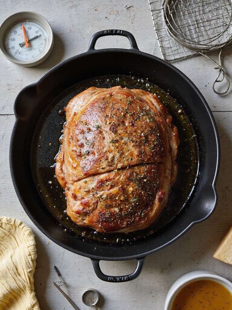 sear roast to 145 f rest