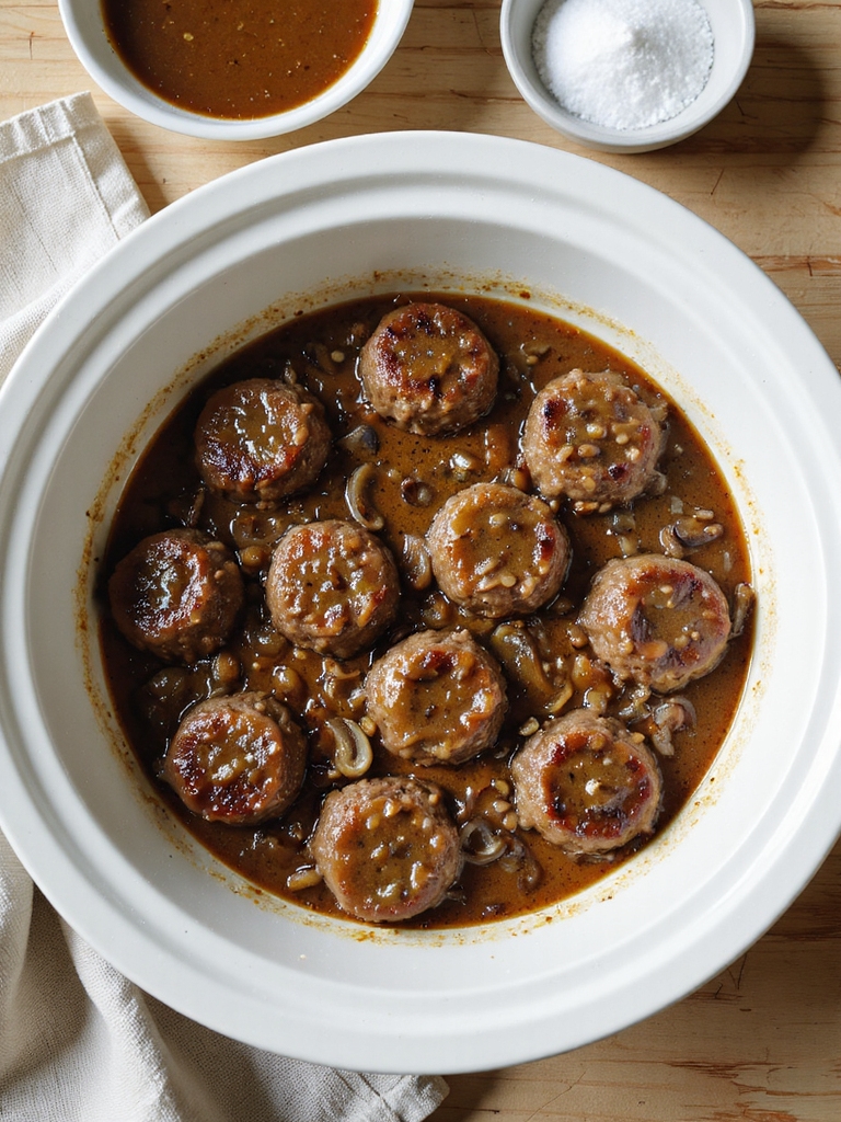 sear then slow cook patties