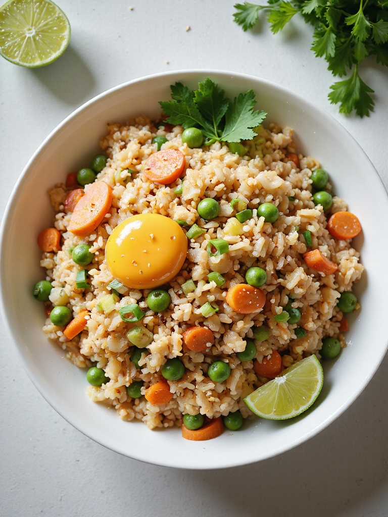 sesame ginger day old friedrice
