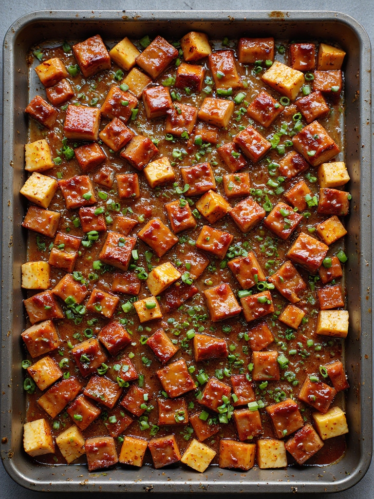 sheet pan bbq pork bites