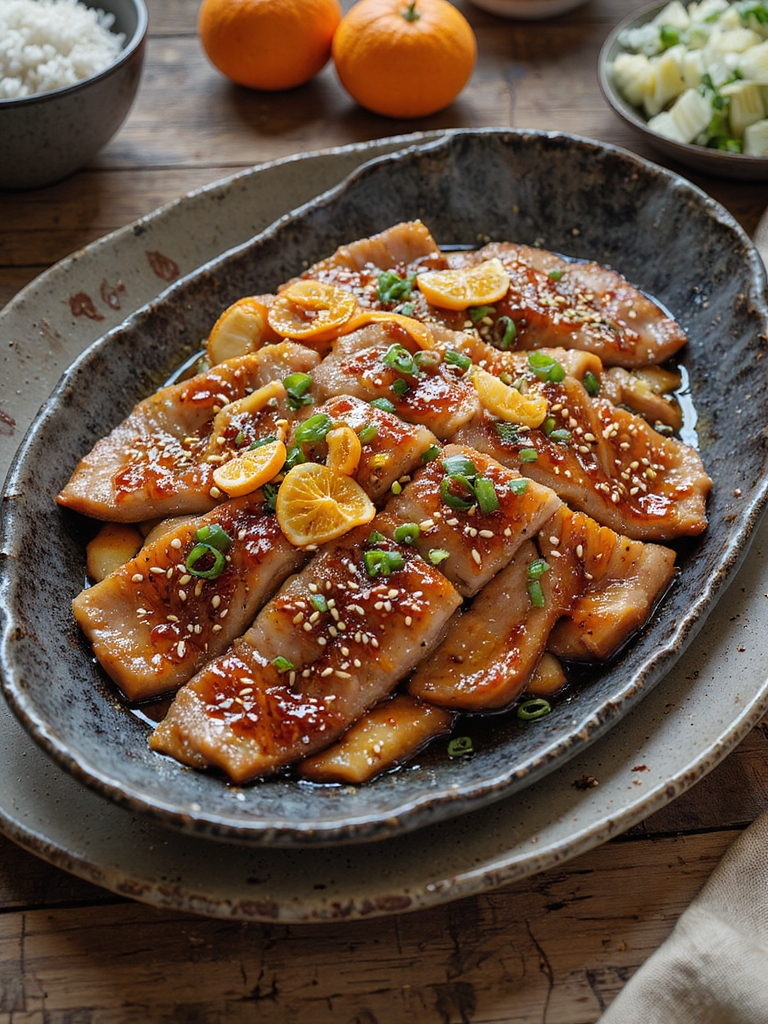silky slow braised soy glazed pork