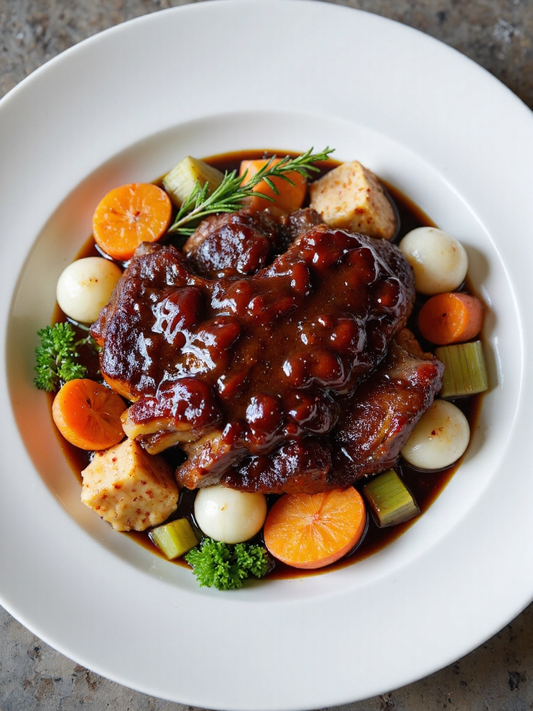 slow braised short ribs