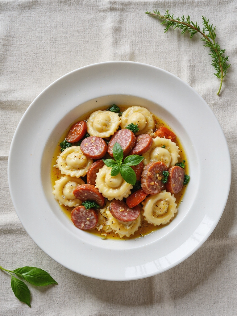 slow cooked creamy tortellini soup