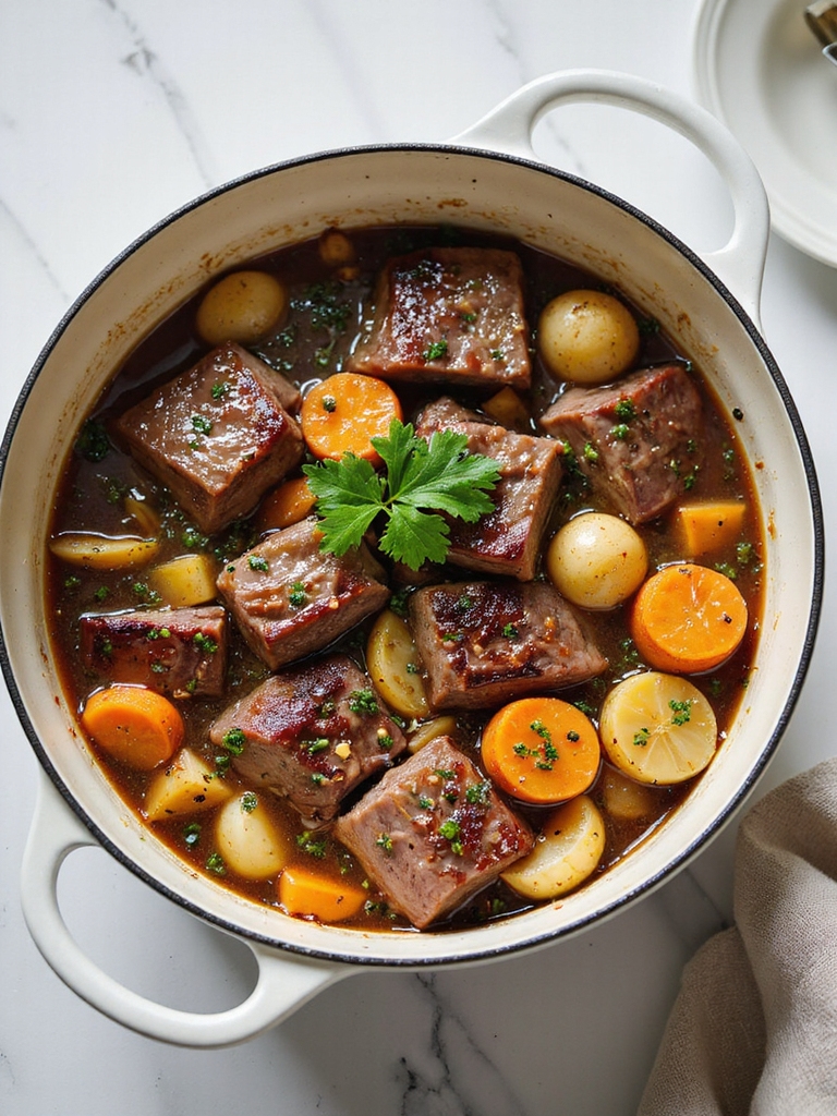 slow cooked cube steak stew